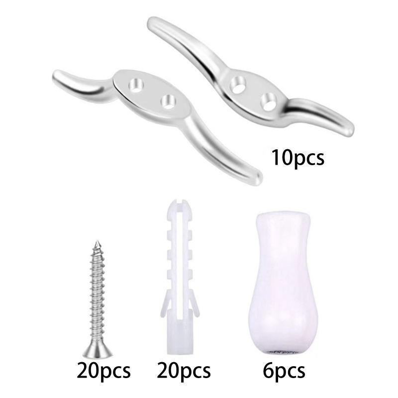 Blinds Cord Cleat Baby Safety Rope Cleats with Screws Easy Assemble Window Decor