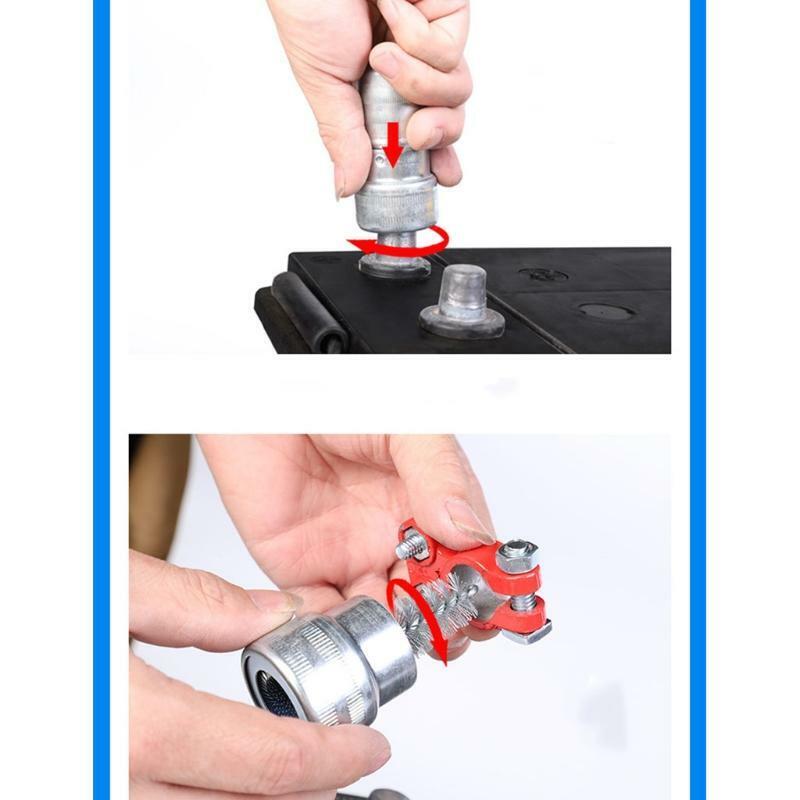Metal Battery Terminal Cleaning Brush Cleaner Cleaning Tool for Car Marine Boat