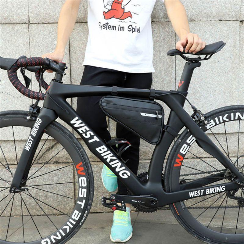 Waterproof Cycling Bag MTB Road Bike Frame Bags Front Tube Triangle Pouch
