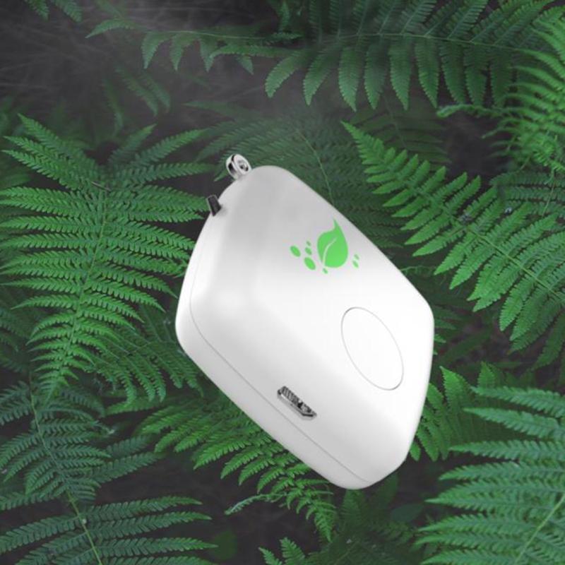 Wearable Air Purifier Necklace Smoke Eliminator Car USB Charging Air Cleaner