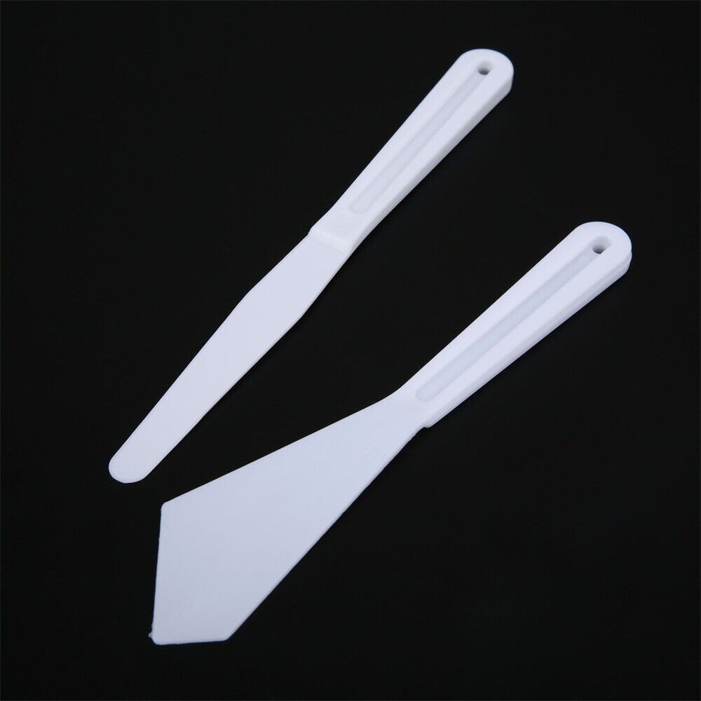 7Pcs Portable Artist Tool Plastic Palette Knives Scraper Spatula Shove Art Kits