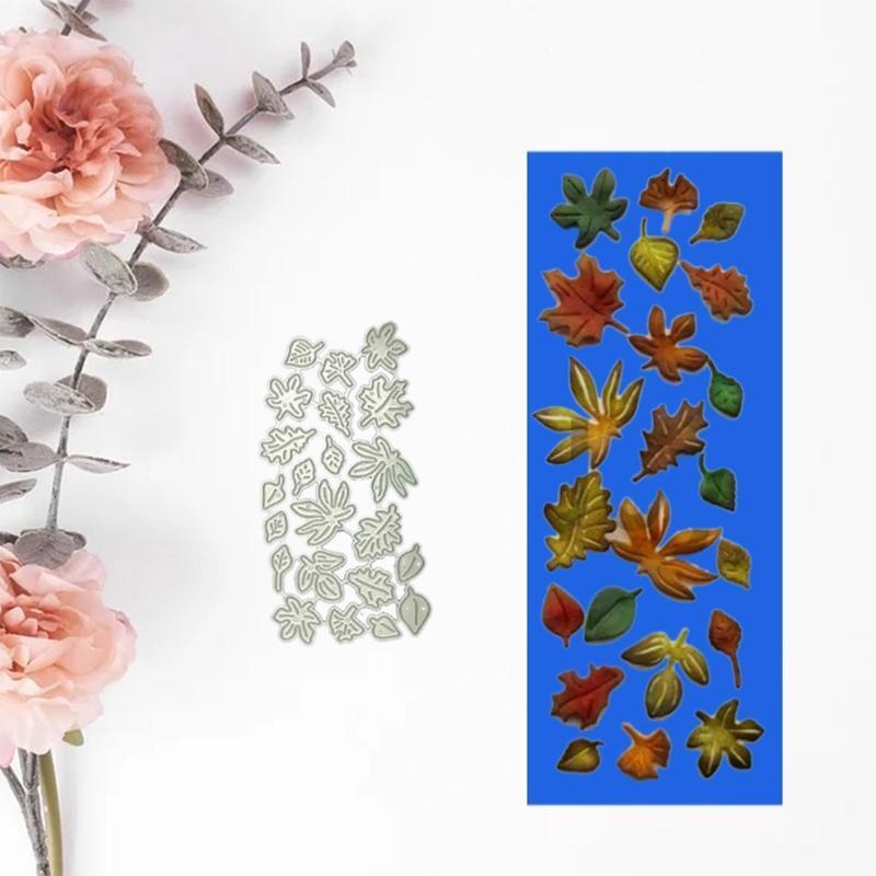 Various Shapes Leaves Metal Die Cuts Embossing Stencil Cutting Die for DIY Album