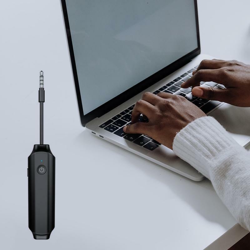 3 In 1 Audio Receiver Transmitter Wireless USB Dongle Adapter w/ Mic for Speaker
