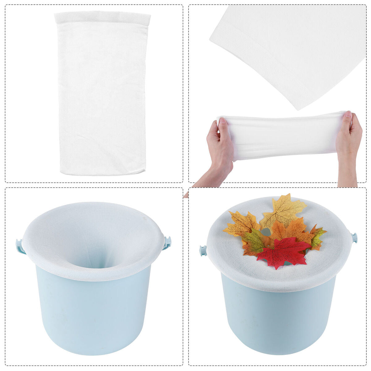 5 Pack Pool Skimmer Socks Basket Filter for Inground Above Ground Pool