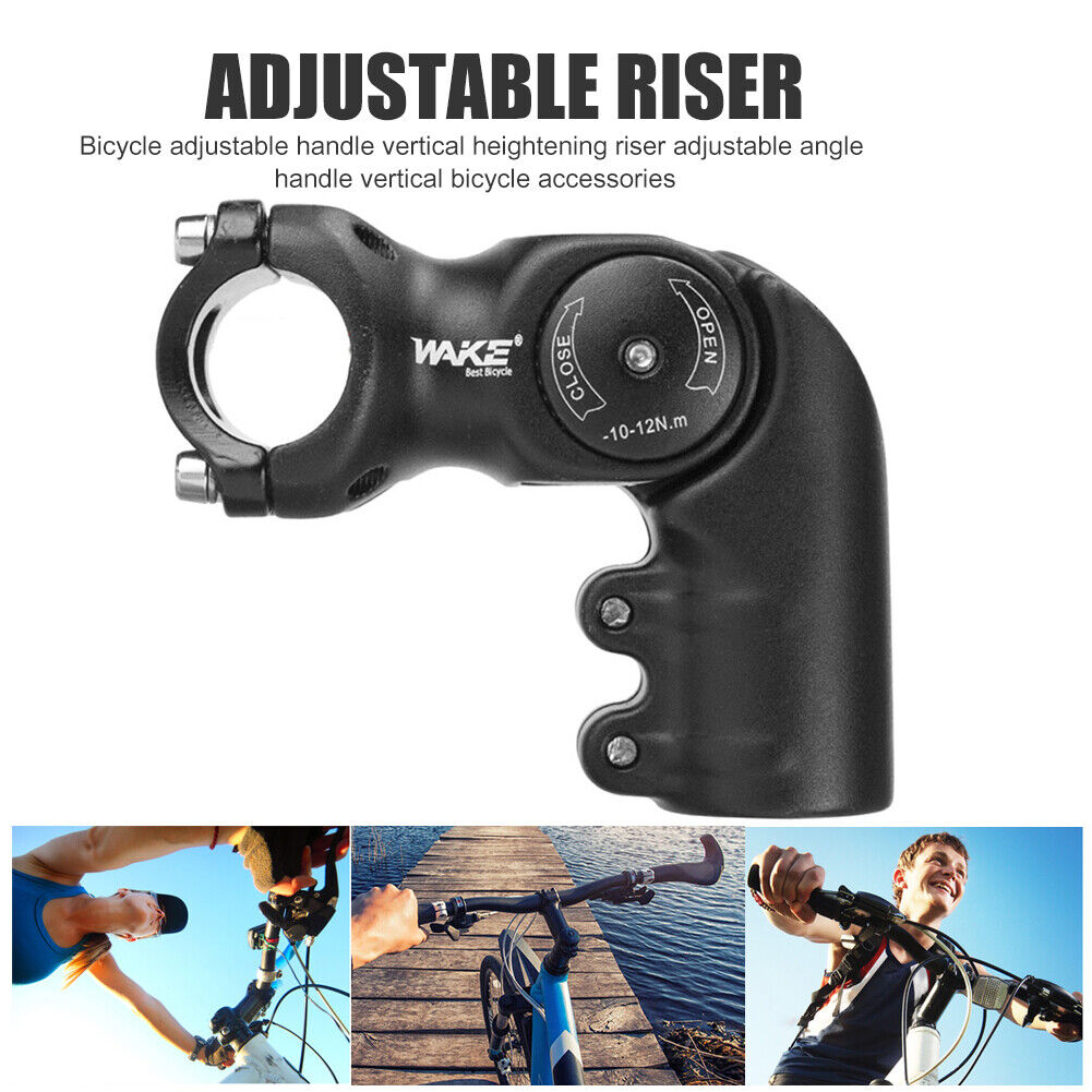 Aluminum MTB Bike Stem Adjustable Bicycle Handlebar Heightening (25.4x70mm)