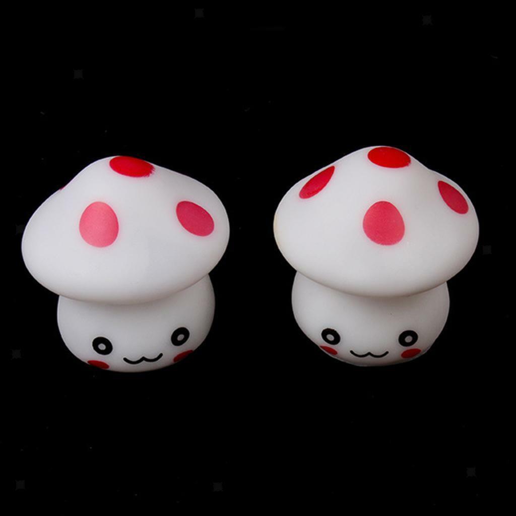 Night Lighting Lamp with Mushroom Shape  Changing Lamp for Decorating