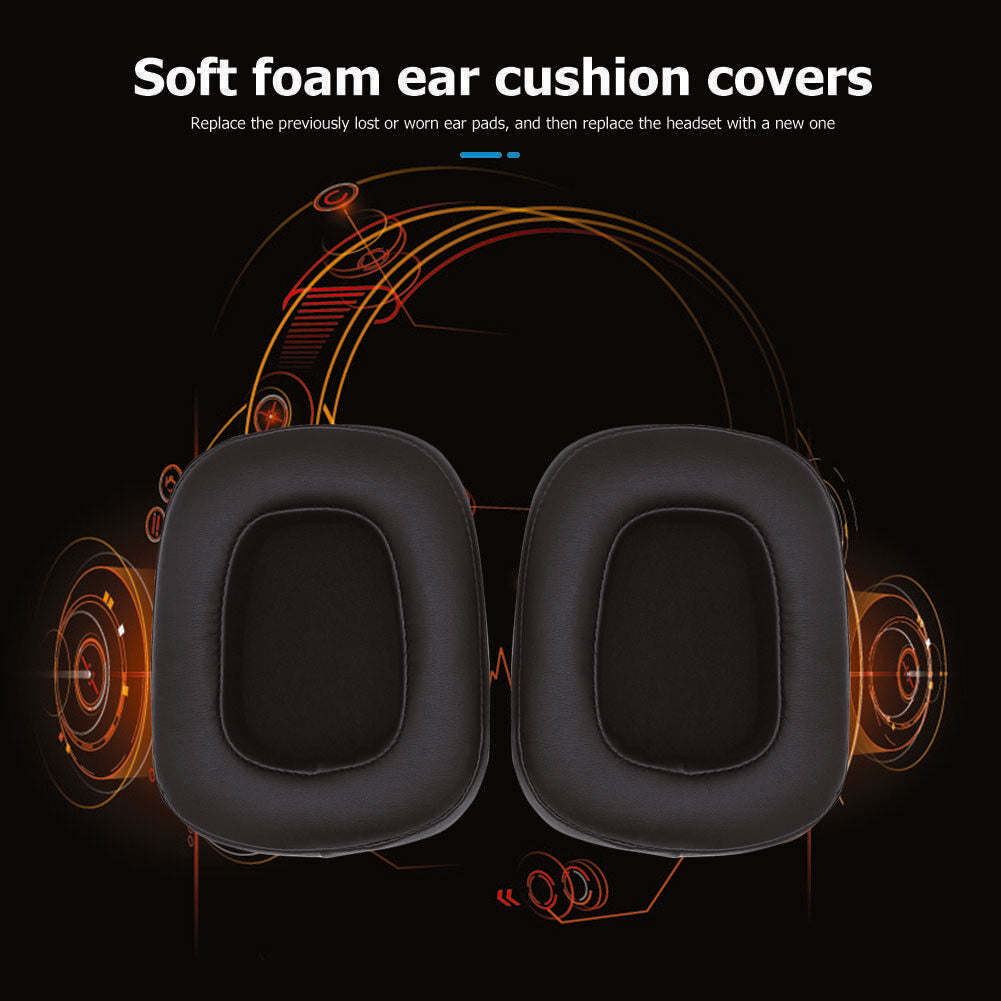 1 Pair Leather Foam Headset Replacement Ear Pads for Razer Tiamat 7.1 V2