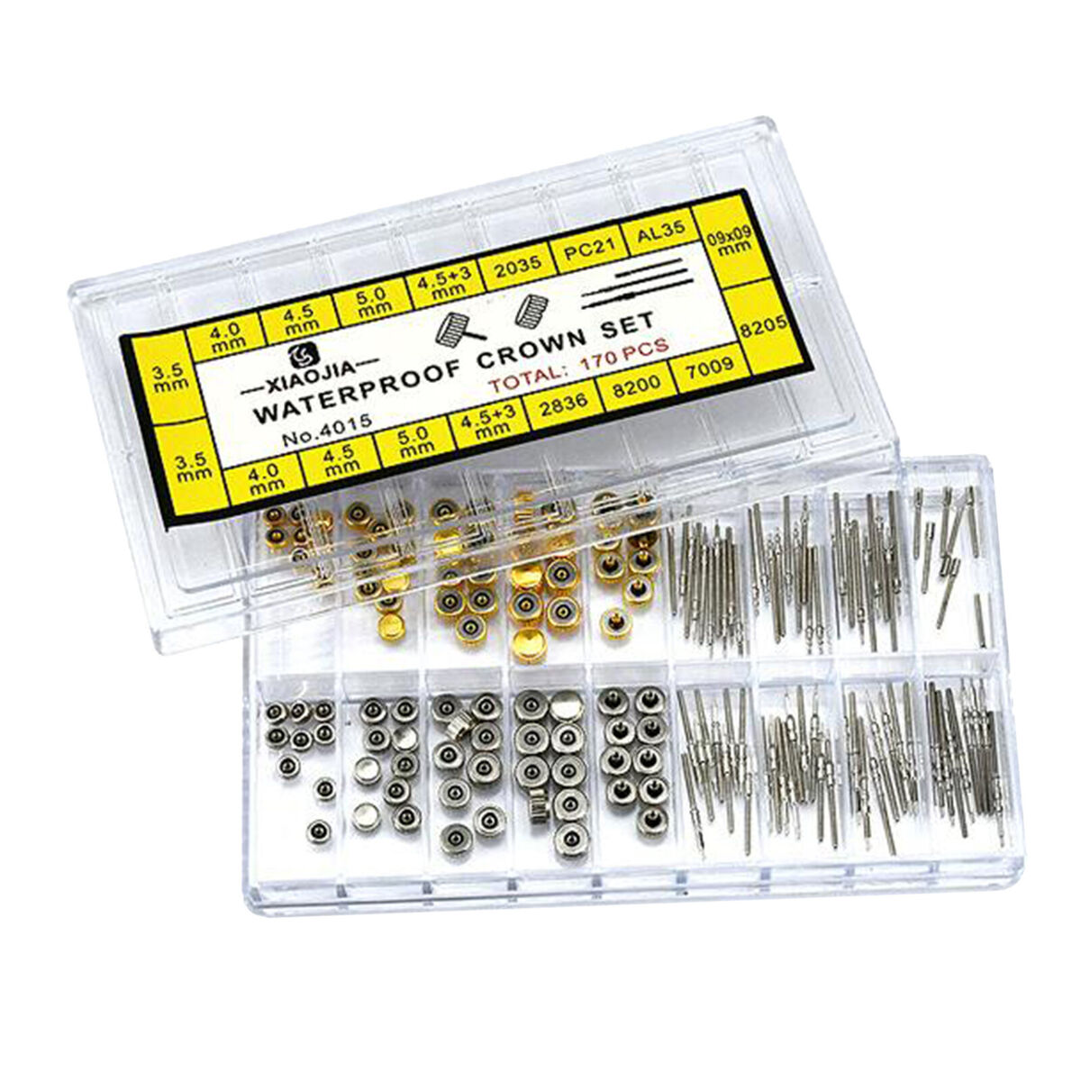 Stainless Steel Watch Crown Replacement Set Tool  for Watchmakers