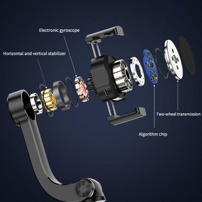 Gimbal Stabilizer for Smartphone Live Video with 360° Remote Control Rotation