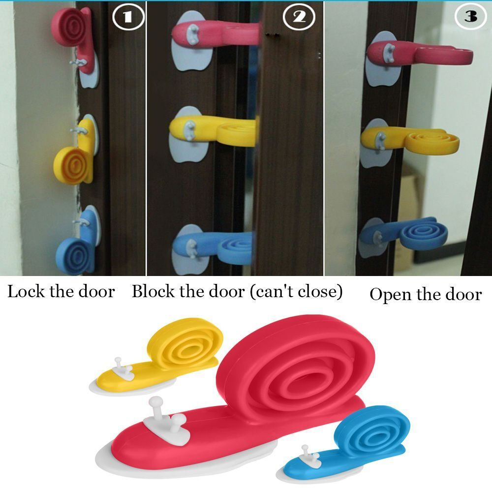 Holder Finger Protector Rubber Door Stopper Hook Snail Door Stopper Door Stops