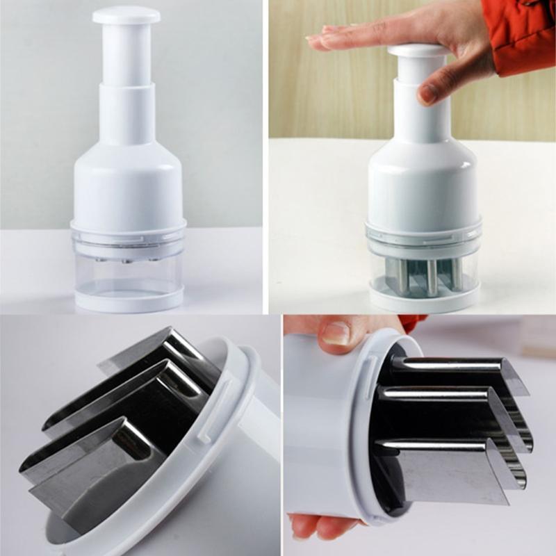 Slap Food Chopper for Vegetables Zero Rish of Injury Easy Cleaning Durable Gift