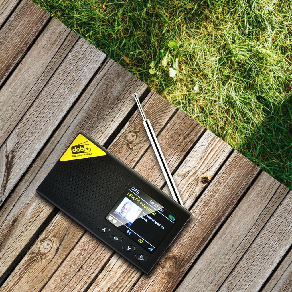 Digital DAB Radio Receiver with Antenna Mini Radios Speakers