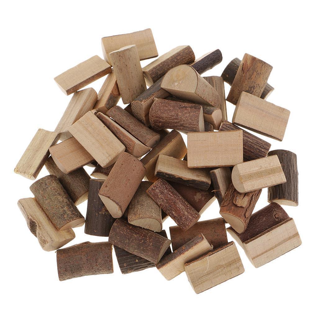 70 Pieces Natural Tree Blocks Log Slices Rustic Wedding Home