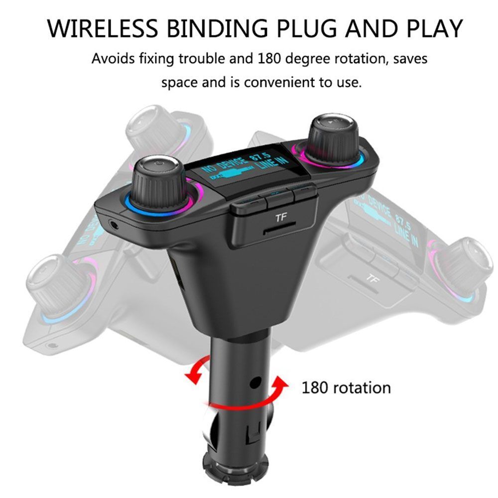 Stereo Car MP3 Player USB Fast Charger Car Radio Car cigarette charger