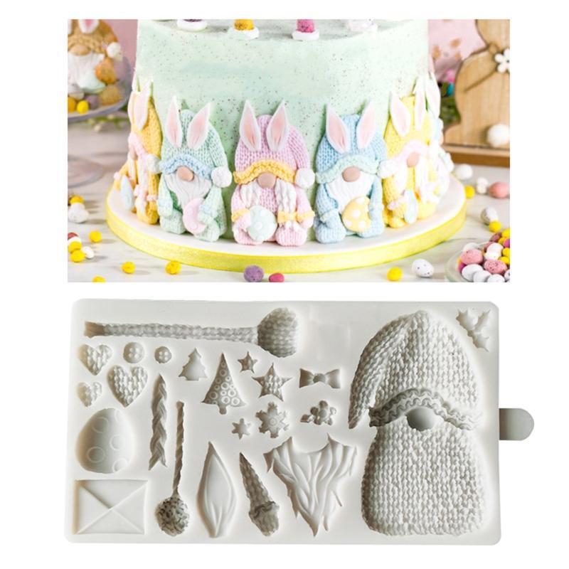 Silicone Moulds Fondant Molds Chocolate Moulds Candy Molds Cartoon Gnome Shaped
