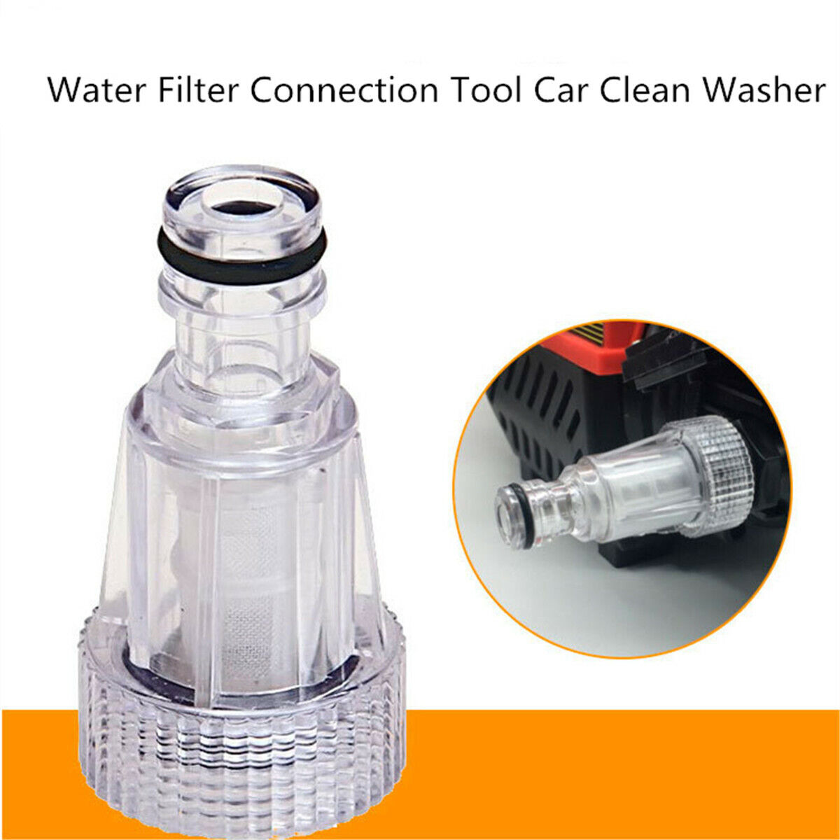 2PCS Water Filter Connection Tool Car Clean Washer High Pressure For Karcher