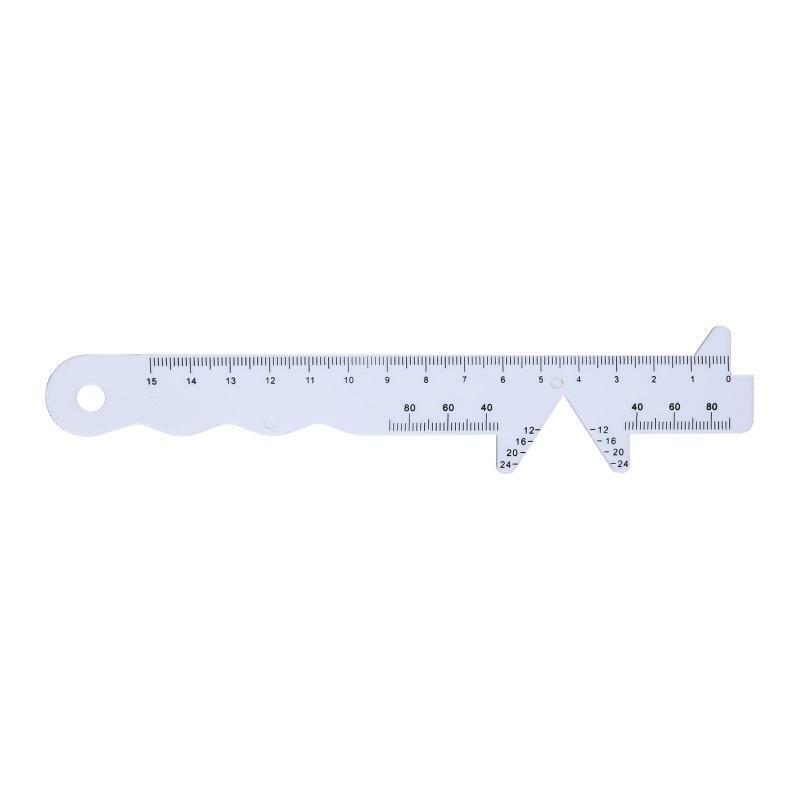 4 Pack PD Ruler Optical Vernier Pupilary Ruler Distance Meter Ophthalmic Tool