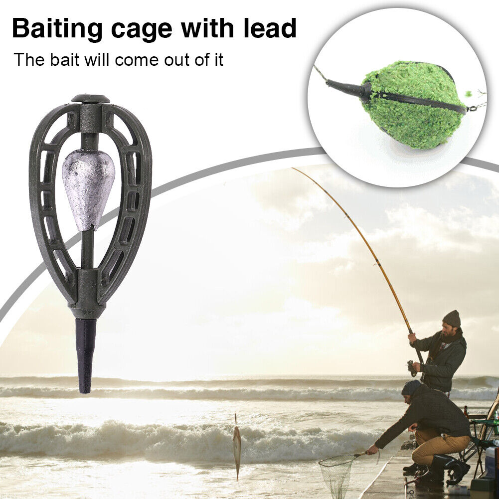 Fishing Feeder Catfish Bait Holder with Lead Carp Fishing Tackle (30g)