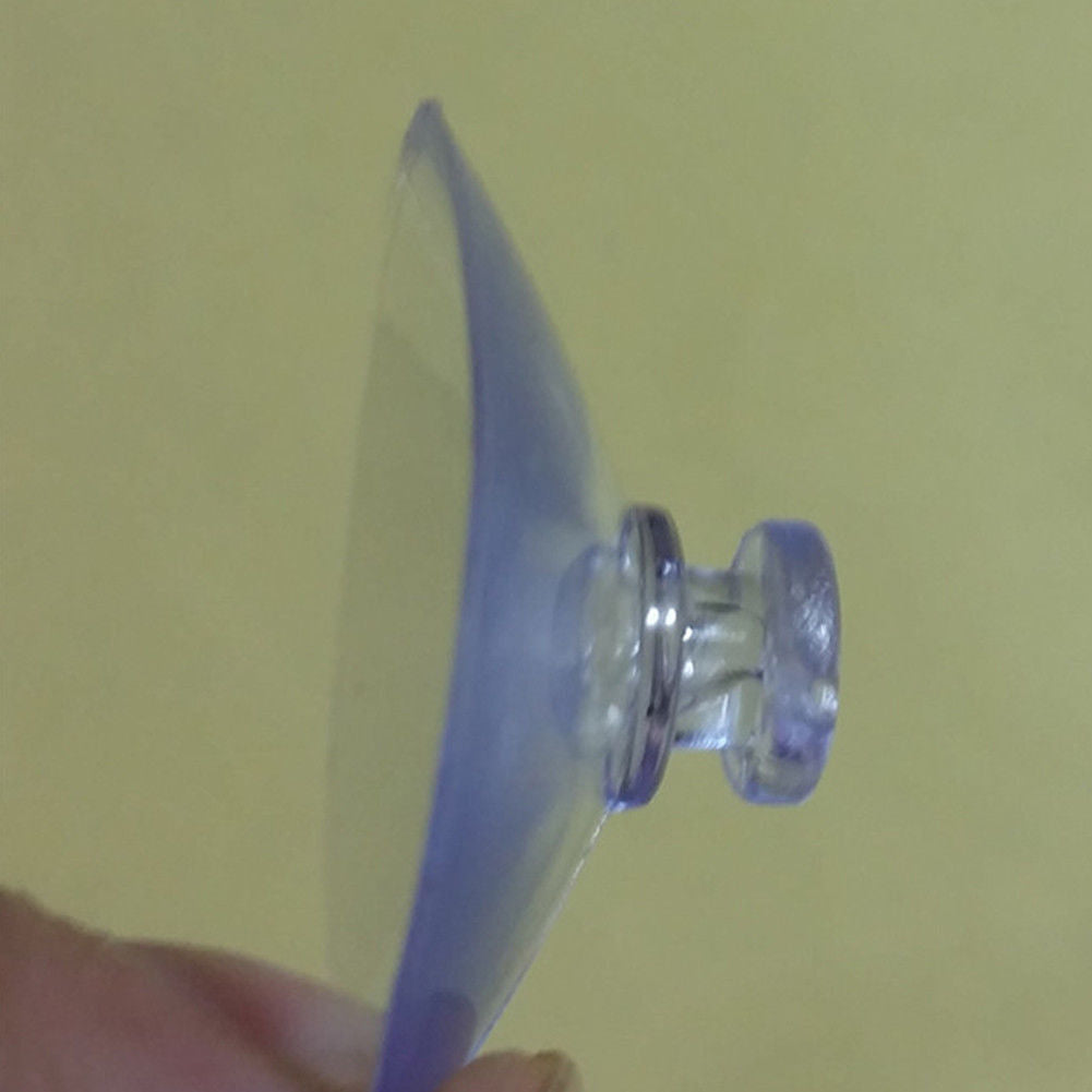 50 x 30mm Suction Cups/Pads Window Glass Suckers Clear Plastic Wide Range