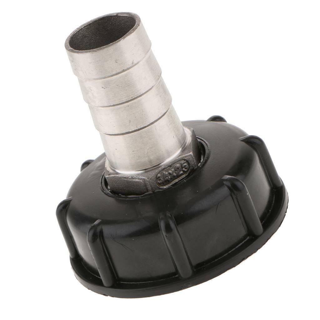 1000L IBC Water Tank Garden Hose Adapter Fitting Tools Connector 60 to 25mm