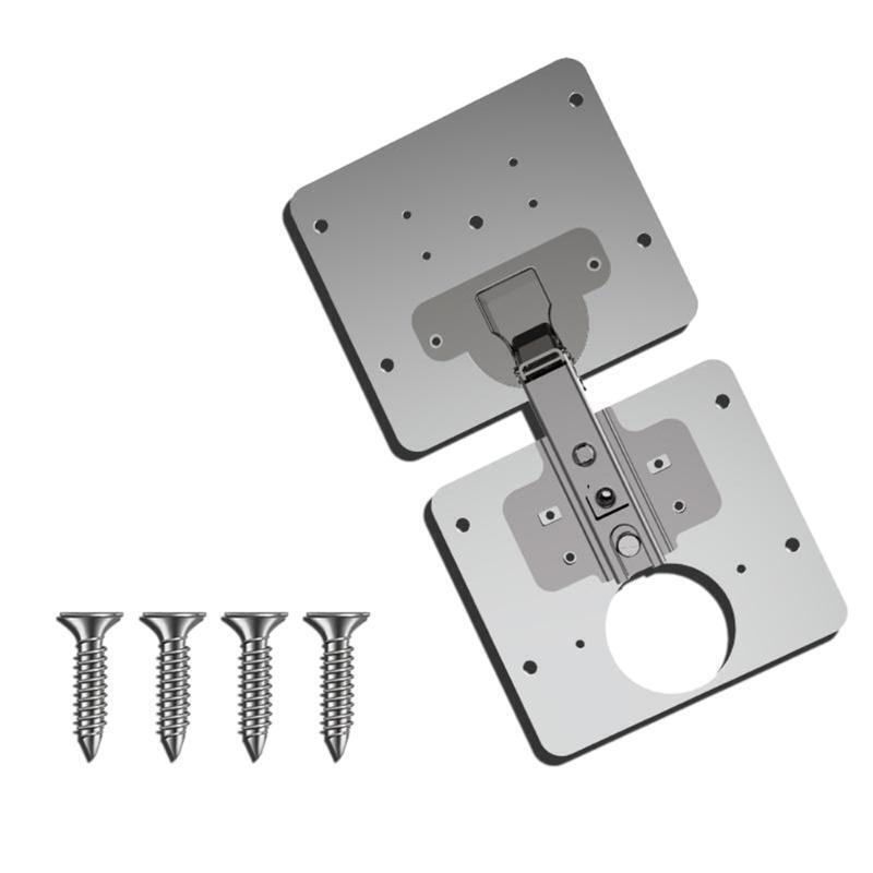 Brand New Cabinet Hinge Repair Plate for Wood Furniture Shelves Cabinet