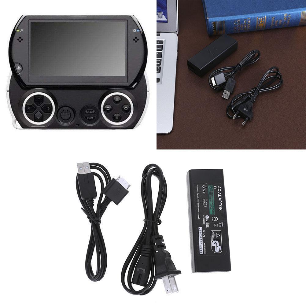 US Plug AC Power Adapter Charger for SONY PSP Go PSP1000 with Data Cable