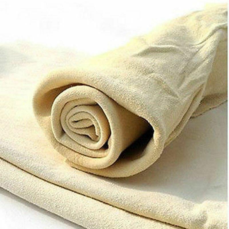 Natural Shammy Chamois Leather Car Cleaning Towel Drying Washing Cloth 60*90cm