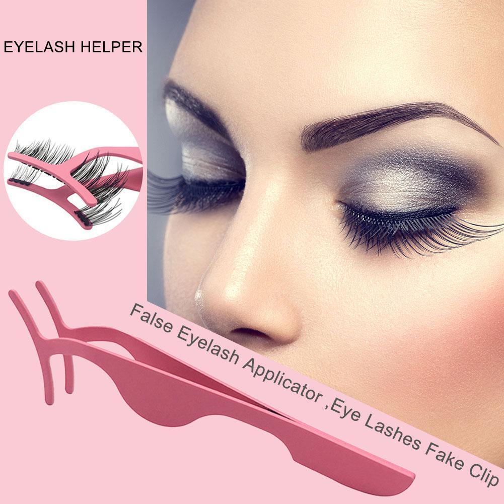 Eyelashes Makeup Set 6pcs Magnetic Lashes Reusable with Mirror Tweezer