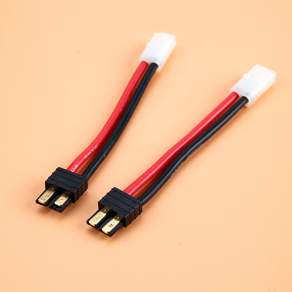 2pcs Plug Male for Traxxas to Female for Tamiya Head Connector Adapter