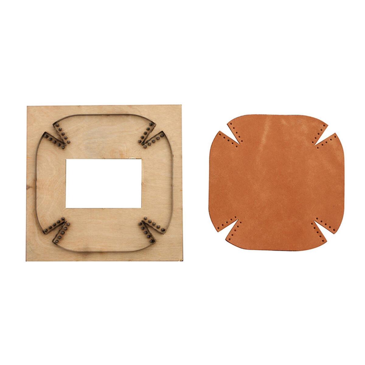 Shiwaki Steel Wooden Base Leather Cutting Die Leather Plate Key Tray Mold Cut