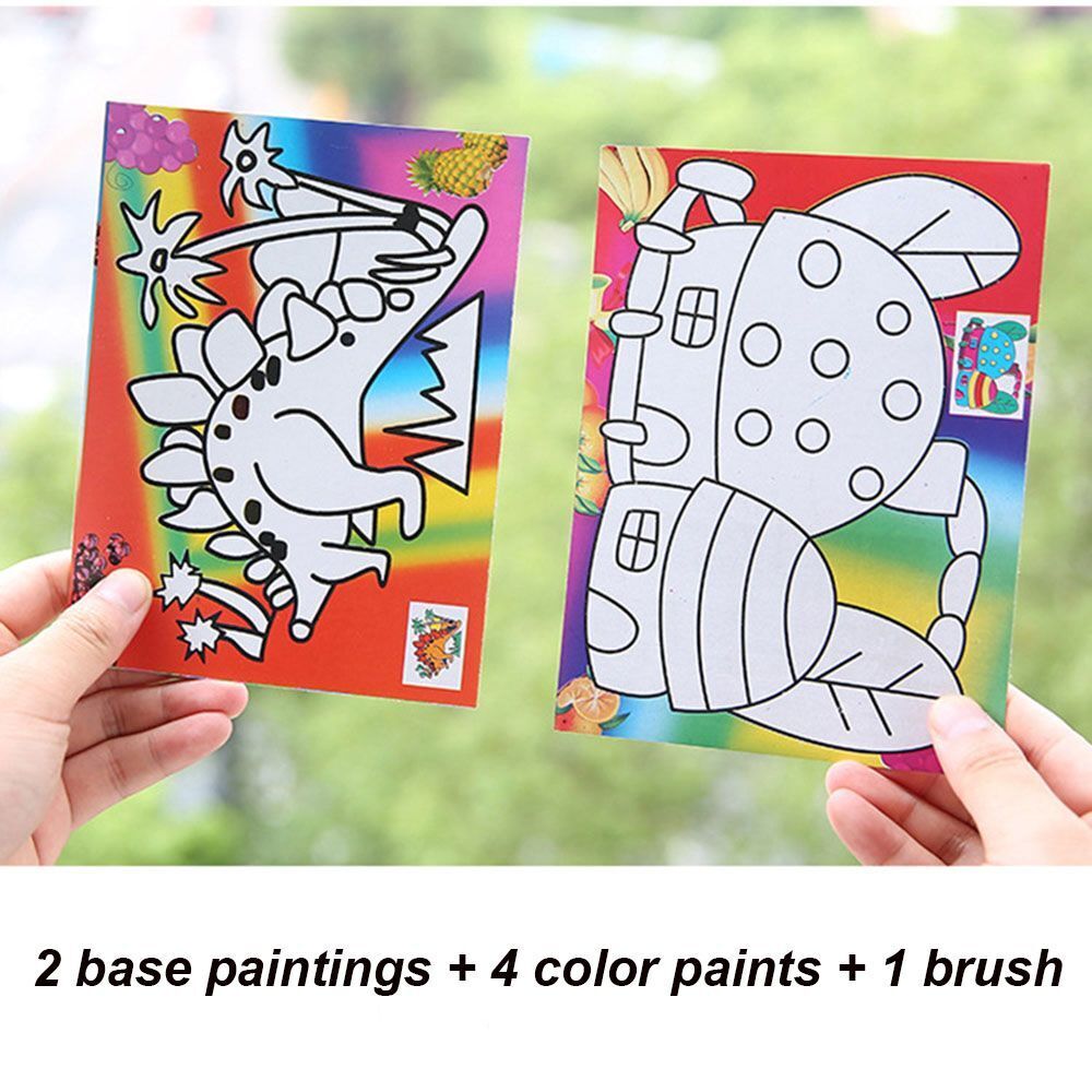 Coloring Gouache Children's Color Painting Graffiti Drawing Board Painting