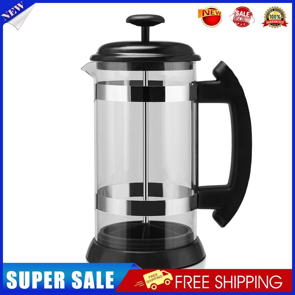 Stainless Steel 1000ml Tea Pouring Pot French Press Coffee Maker Kettle