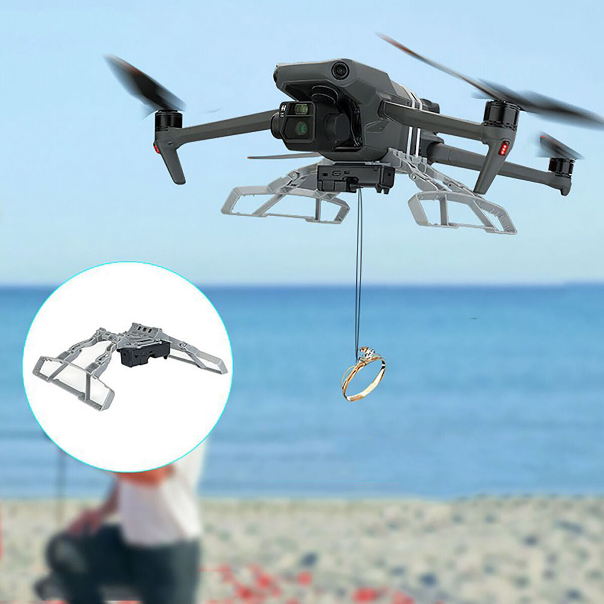 Heightening Tripod Airdrop Dropper Set Drone Accessories for DJI Mavic3 Parts