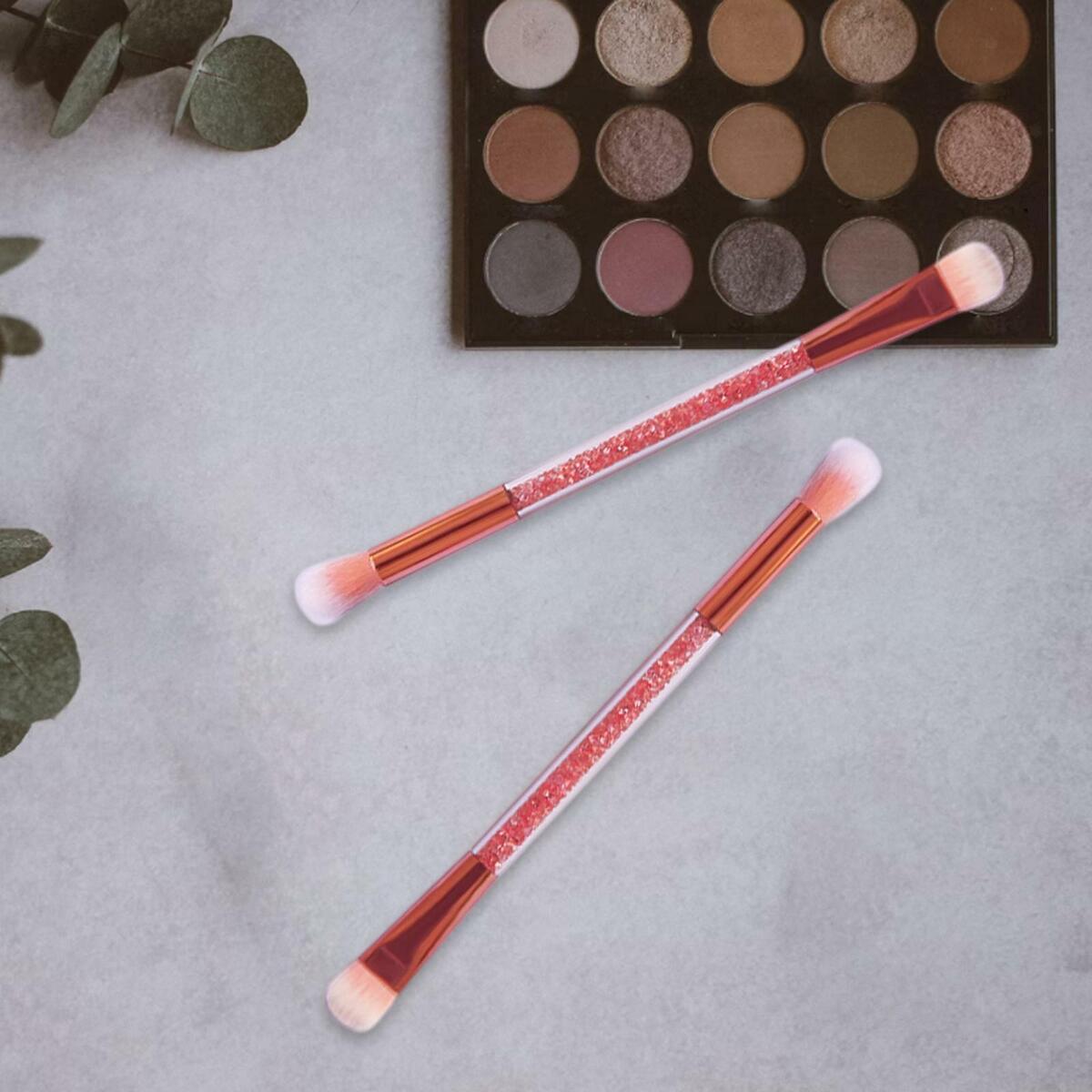 2x Eyeshadow Brushes Professional Shinny Soft  up Tool for Concealing