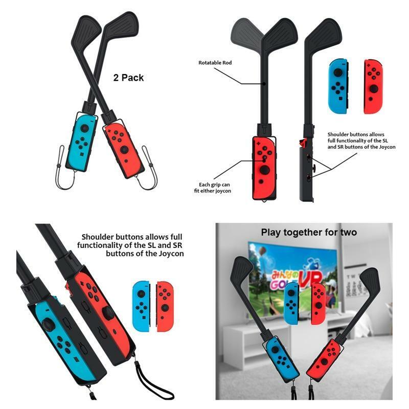 Smooth Design Switch Sports Accessories Bundle forNintendo Switch &OLED Game