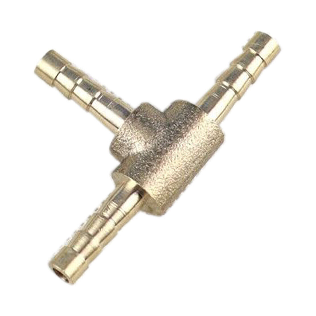10Pcs 4mm 1/8 Inch 3 Way Tee T Hose Barb Connector Pipe Adapter Fitting Brass