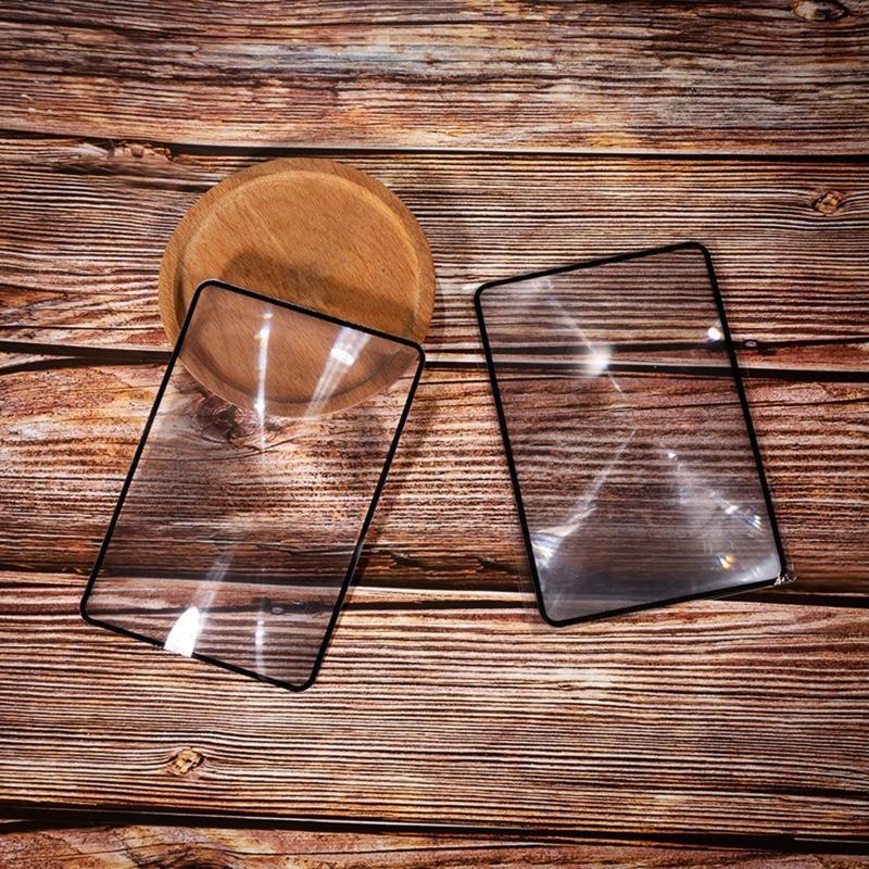 3X Page Magnifying Lens Magnifiers for Reading Small Prints Low Vision Aids Gift