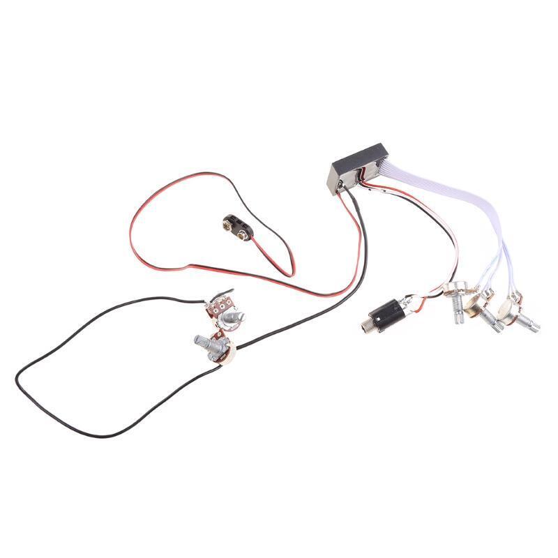 Active EQ-B3T Preamp Circuit For Bass Guitar Replacement Accessories