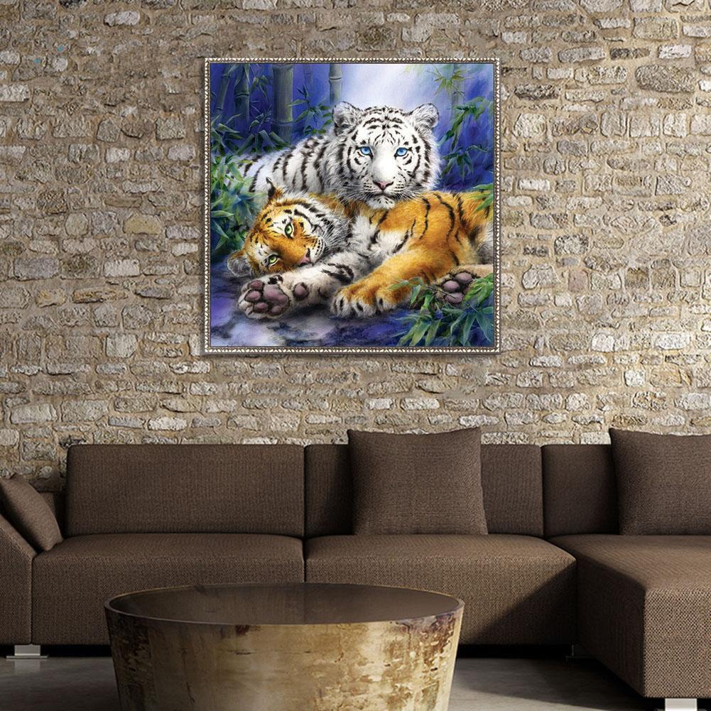 5D DIY Tiger Diamond Painting Embroidery DIY Craft Cross Stitch Home Decor