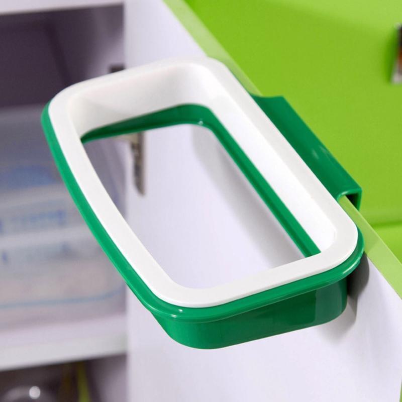 Trash Bag Hanger Portable Garbage Bag Holder Plastic Bracket Stand Rack
