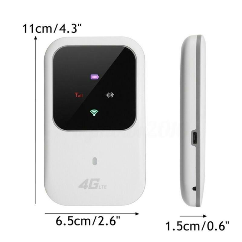 4G LTE Wireless SIM Routers WiFi Hotspot Travel Mobile Router Partner 2.4G 100Mb