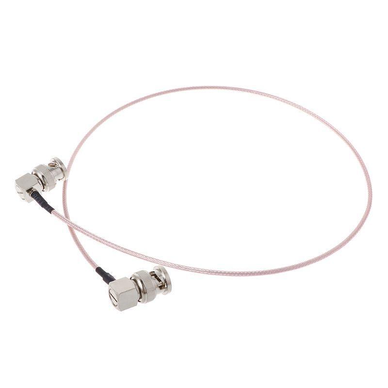 HD SDI Video Connector Cable RG179 BNC Male To BNC Right Angle Plug For BMCC