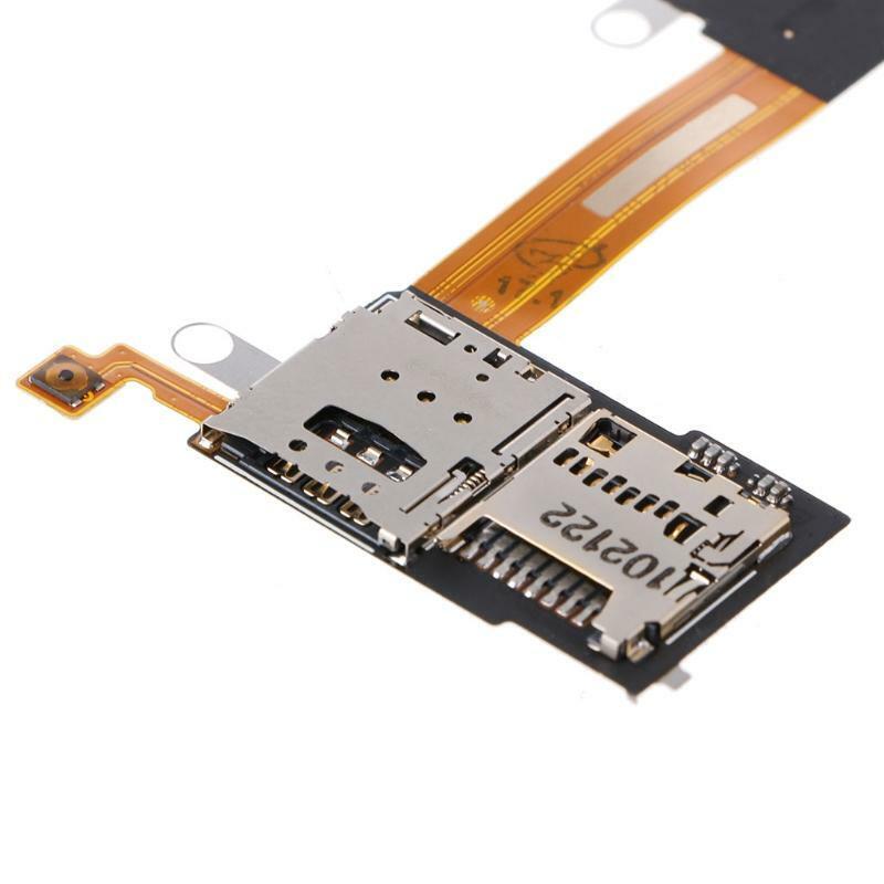 Sim Card TF Card Slot Holder Flex Cable For Sony Xperia M2 S50H D2303 D2305