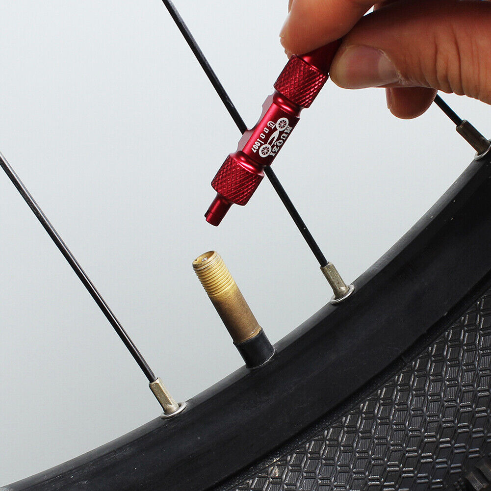 MUQZI Bicycle Wrench Valve Tube Core Tire Tyre Nozzle Removal Tool (Red)