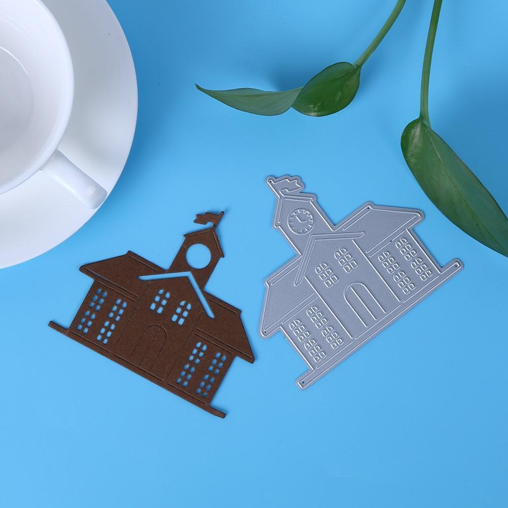 Church Castle Design Metal Cutting Dies Stencil for DIY Scrapbooking Craft