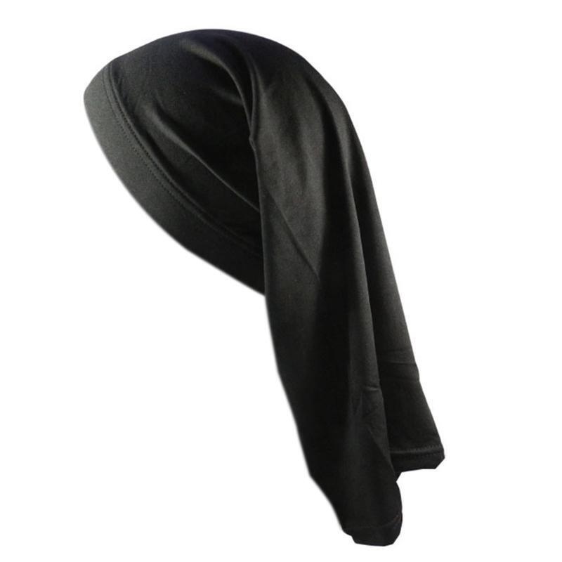 Polyester Long Tail Turban Hat Elastic Dirty Braided Hair Care Cap for Halloween