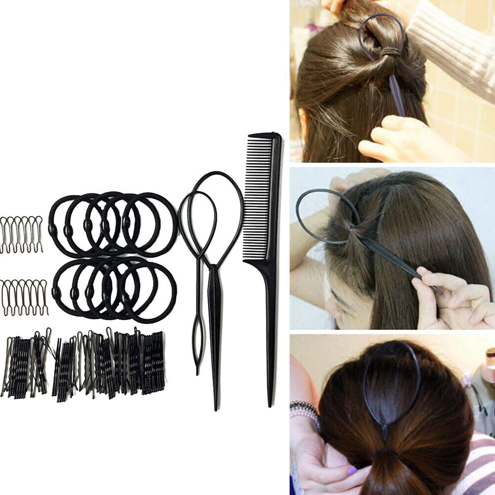 Hair Twist Styling Clip Stick Bun Hairstyle Maker DIY Hair Braiding Tools
