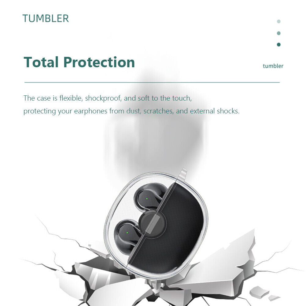 TPU Transparent Protective Case for Lenovo XT95 Pro Earphone Soft Cover