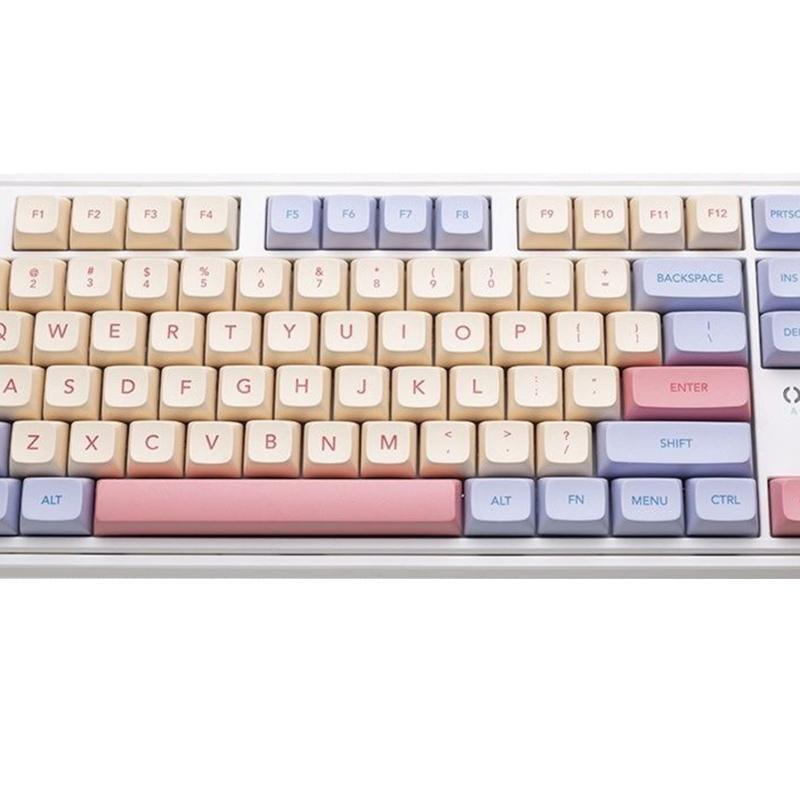 Cotton Candy Keycaps Dye Sub PBT XDA Keycap for 61/64/68/75/84/87/96/980/104/108