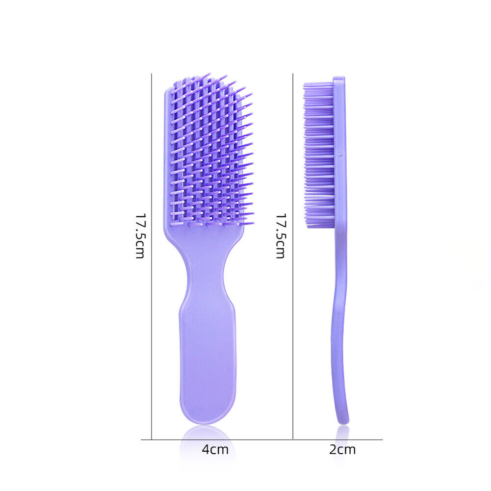 Nine Claw Comb Scalp Massage Brush Anti-static Hair Styling Comb (Violet)